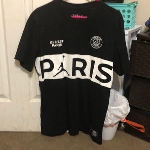 Jordan Paris Saint-Germain S/S t-shirt Black Men M